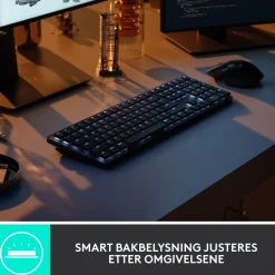 Logitech Tastatur|Gaming Tastatur|Mx Mechanical Mekanisk tastatur Brown Tactile Quiet