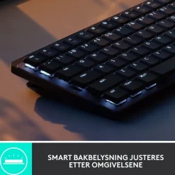 Logitech Lagring|Tegnebrett|Mx Mechanical Mini Trådløst mekanisk tastatur Brown Tactile Quiet