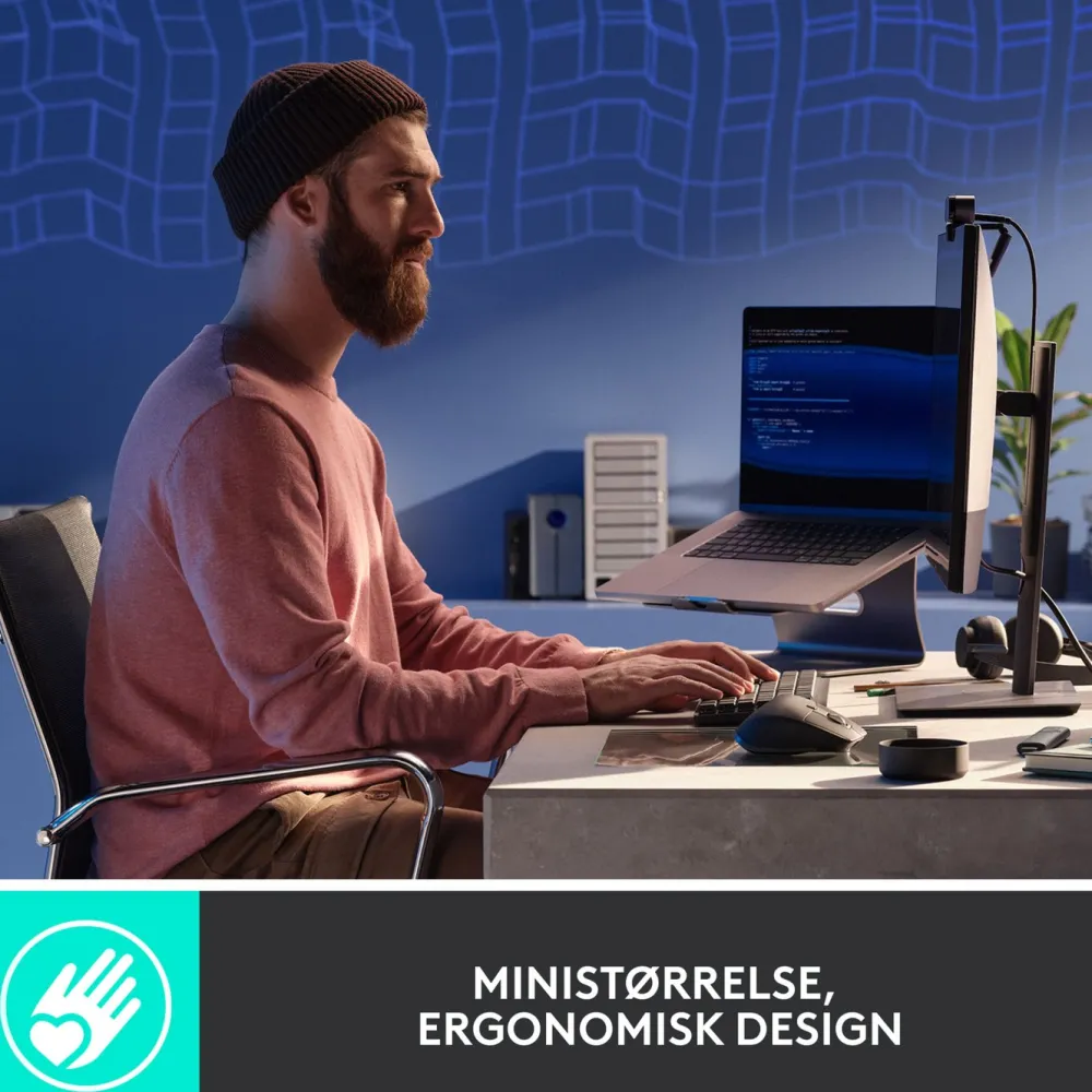 Logitech Lagring|Tegnebrett|Mx Mechanical Mini Trådløst mekanisk tastatur Brown Tactile Quiet