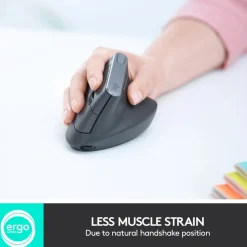 Logitech Datatilbehør|Ergonomi|MX Vertical Trådløs datamus