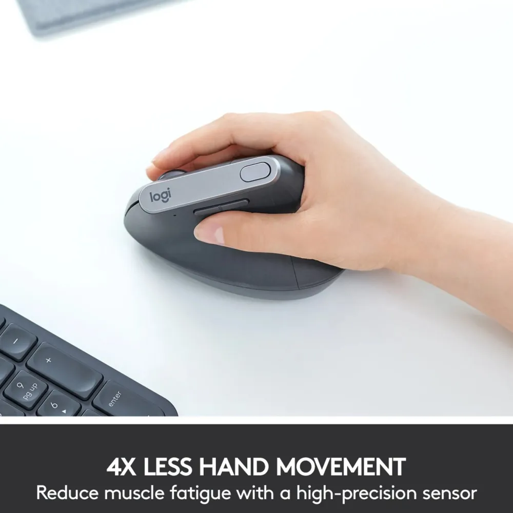 Logitech Datatilbehør|Ergonomi|MX Vertical Trådløs datamus