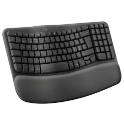 Logitech Datatilbehør|Tastatur|Mx Wave Keys Trådløst og ergonomisk tastatur