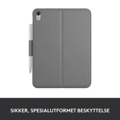 Logitech Ipad Og Tilbehør|Slim Folio Tastaturetui for iPad (10. gen) og iPad (A16)