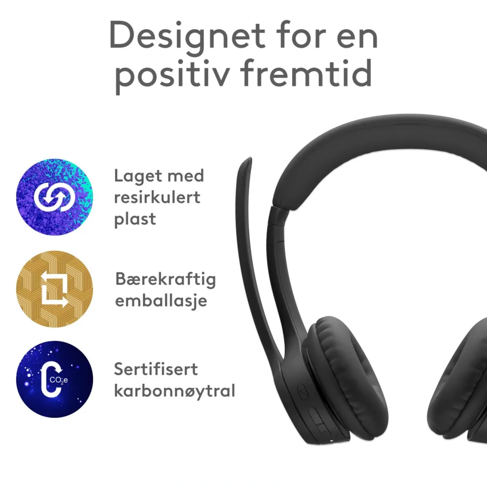 Logitech Dataheadset|Hodetelefoner Og Hodesett|Zone 300 Trådløst headset