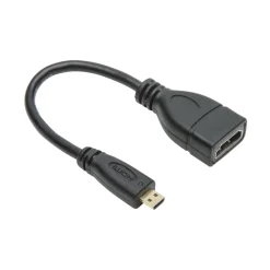 Luxorparts Hdmi|Kabler Og Adaptere|Adapter med Micro-HDMI til HDMI