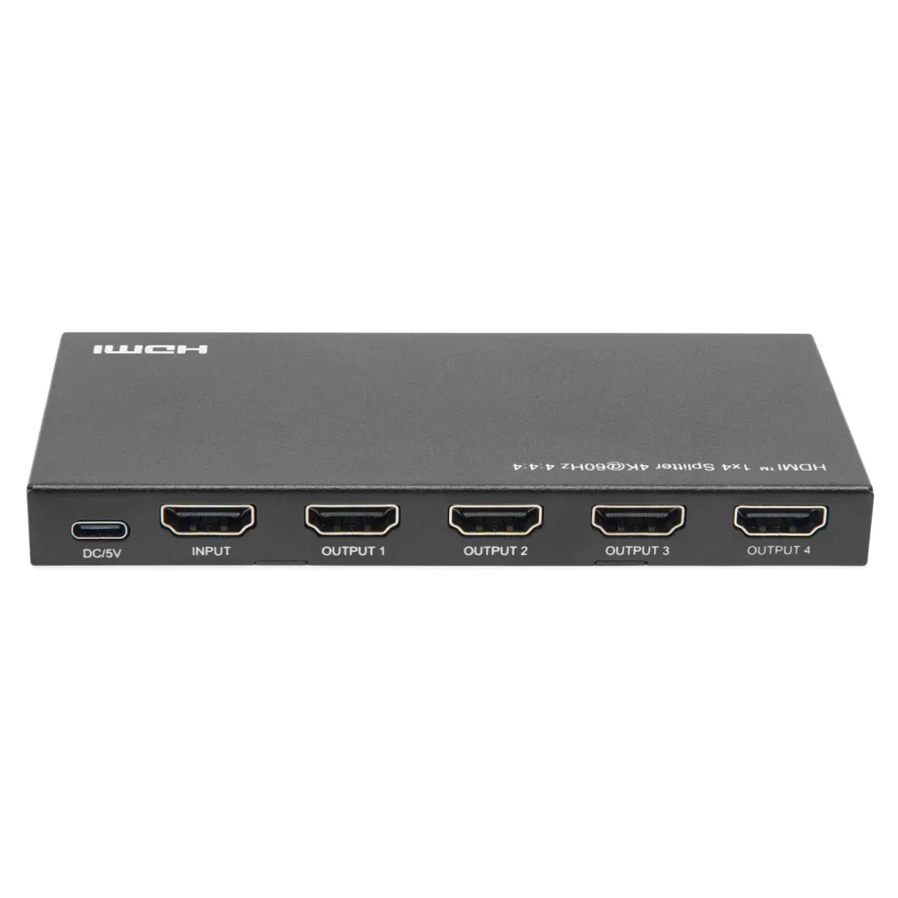 Luxorparts Hdmi|Kabler Og Adaptere|Aktiv HDMI -splitter 4K 1x4