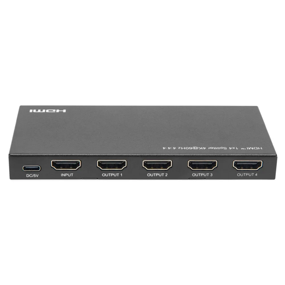 Luxorparts Hdmi|Kabler Og Adaptere|Aktiv HDMI -splitter 4K 1x4