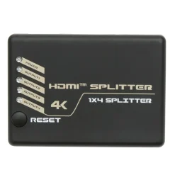 Luxorparts Hdmi|Kabler Og Adaptere|Aktiv HDMI-splitter 4-veis