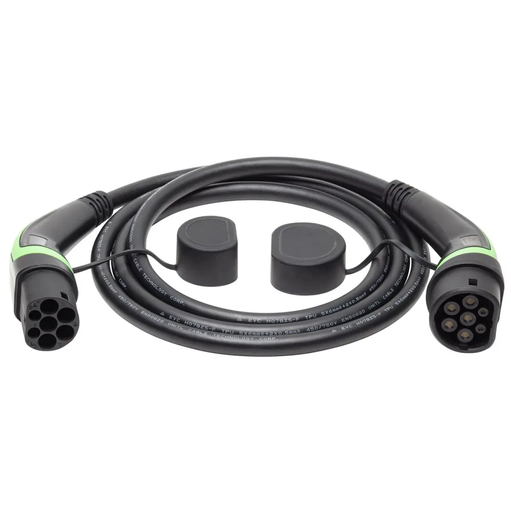 Luxorparts Biltilbehør|Batterier|BEV Type 2 Ladekabel for elbil 22 kW 3-faset 2,5 m