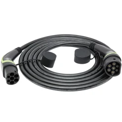 Luxorparts Biltilbehør|BEV Type 2 Ladekabel for elbil 22 kW 3-faset 5 m