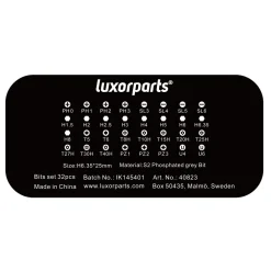 Luxorparts Verktøy|Bit-sett 32 deler