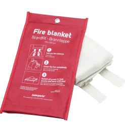 Luxorparts Brannvern|Brannteppe Rød 120x120 cm