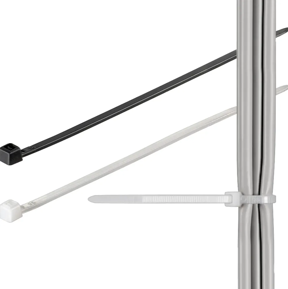 Luxorparts Kabelhåndtering|Elektrisk Installasjon|Buntebånd 200 x 4,8 mm 100-pk.
