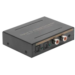 Luxorparts Lyd- & Videokabler|Digital-til-analog omformer med switch