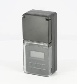 Luxorparts Sterkstrøm|Digital timer 7 døgn for utendørsbruk