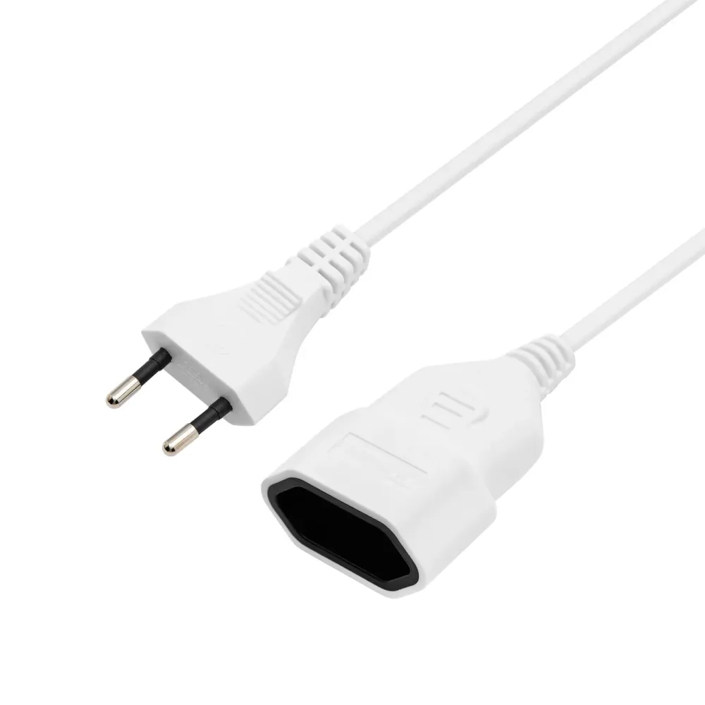 Luxorparts Strømledninger|Sterkstrøm|Forlengelseskabel - Ujordet (EU) 15 cm 5-pk.