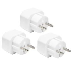 Luxorparts Strømledninger|Sterkstrøm|Grenuttak EU 2-veis 3-pk.