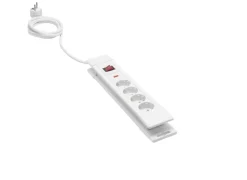 Luxorparts Datatilbehør|Ergonomi|Grenuttak med overspenningsvern og bryter 4-veis