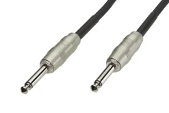 Luxorparts Lyd- & Videokabler|Kabler For Lyd|Instrumentkabel 6,3 mm 10 m, Svart
