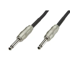 Luxorparts Lyd- & Videokabler|Kabler For Lyd|Instrumentkabel 6,3 mm 3 m, Svart