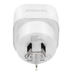 Luxorparts Reiseeffekter|Overfallsalarm|Jordet reiseadapter Australia, Kina