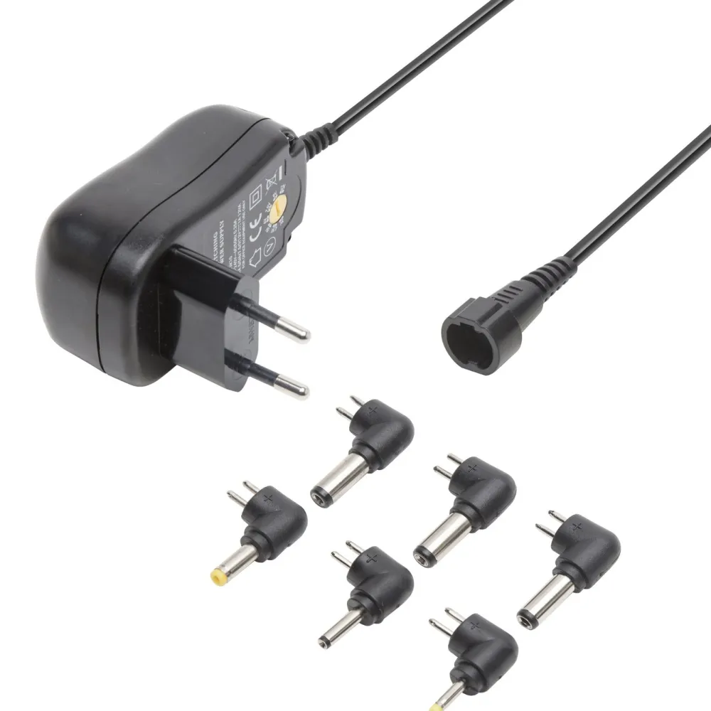 Luxorparts Biltilbehør|Batterier|Justerbar strømadapter 3–12 V (DC) 12 W
