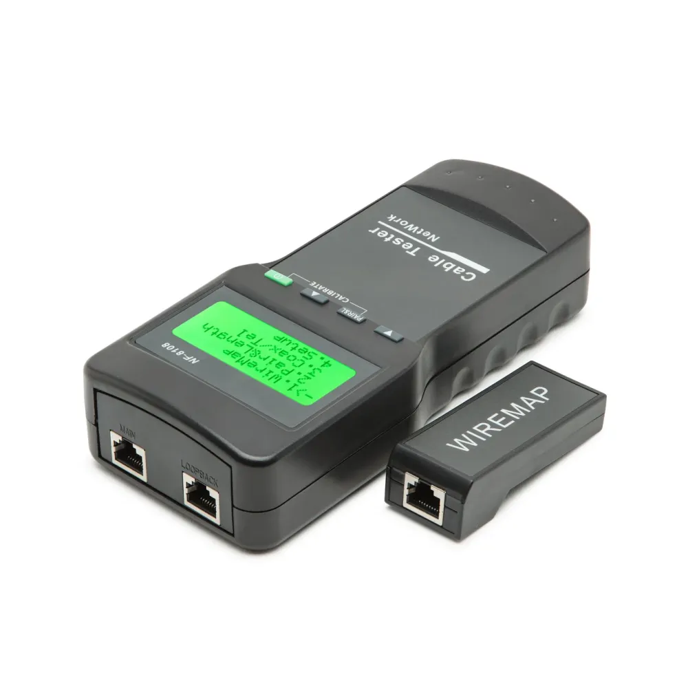 Luxorparts Tilbehør Og Installasjon|Kabeltester med LCD for nettverkskabel