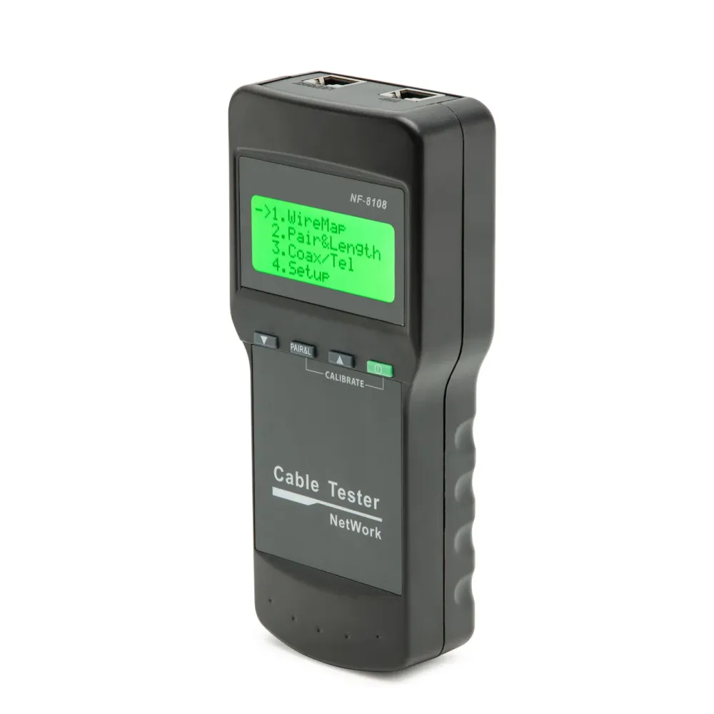 Luxorparts Tilbehør Og Installasjon|Kabeltester med LCD for nettverkskabel