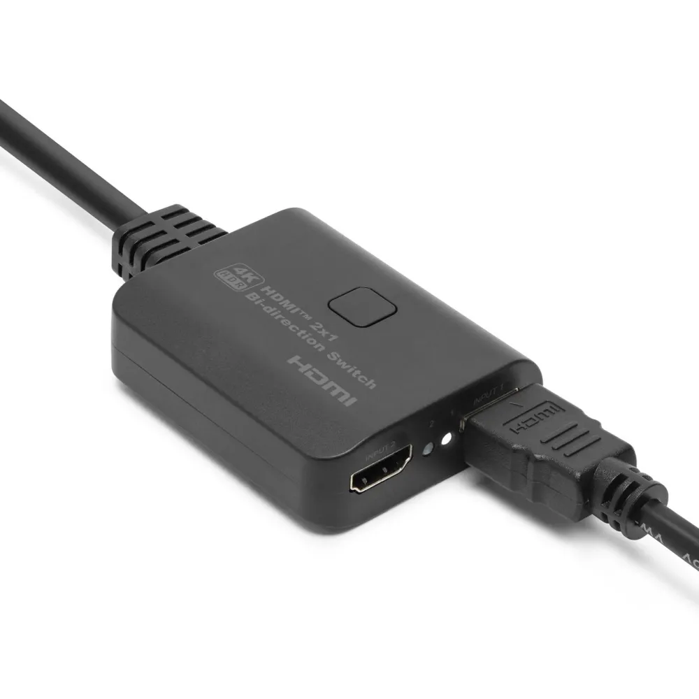 Luxorparts Hdmi|Kabler Og Adaptere|Kompakt 4K HDMI-switch/splitter 2-veis