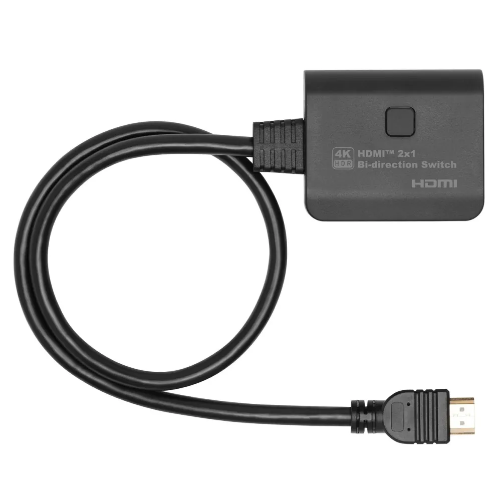 Luxorparts Hdmi|Kabler Og Adaptere|Kompakt 4K HDMI-switch/splitter 2-veis
