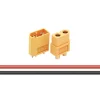 Luxorparts Svakstrøm|Kontaktsett XT60 med krympeslange - 10 par
