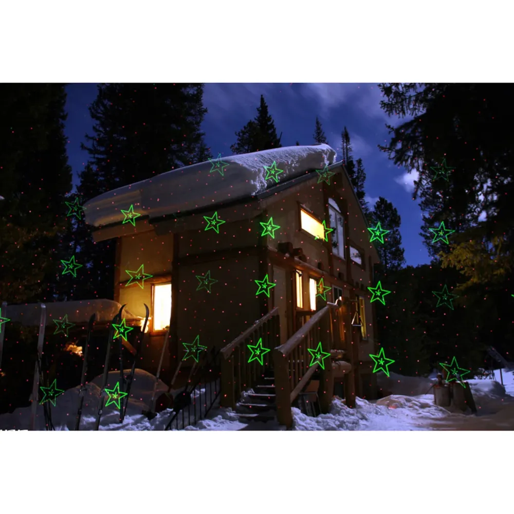 Luxorparts Julelys|Utendørs Belysning|Laserprojektor - Julemønster