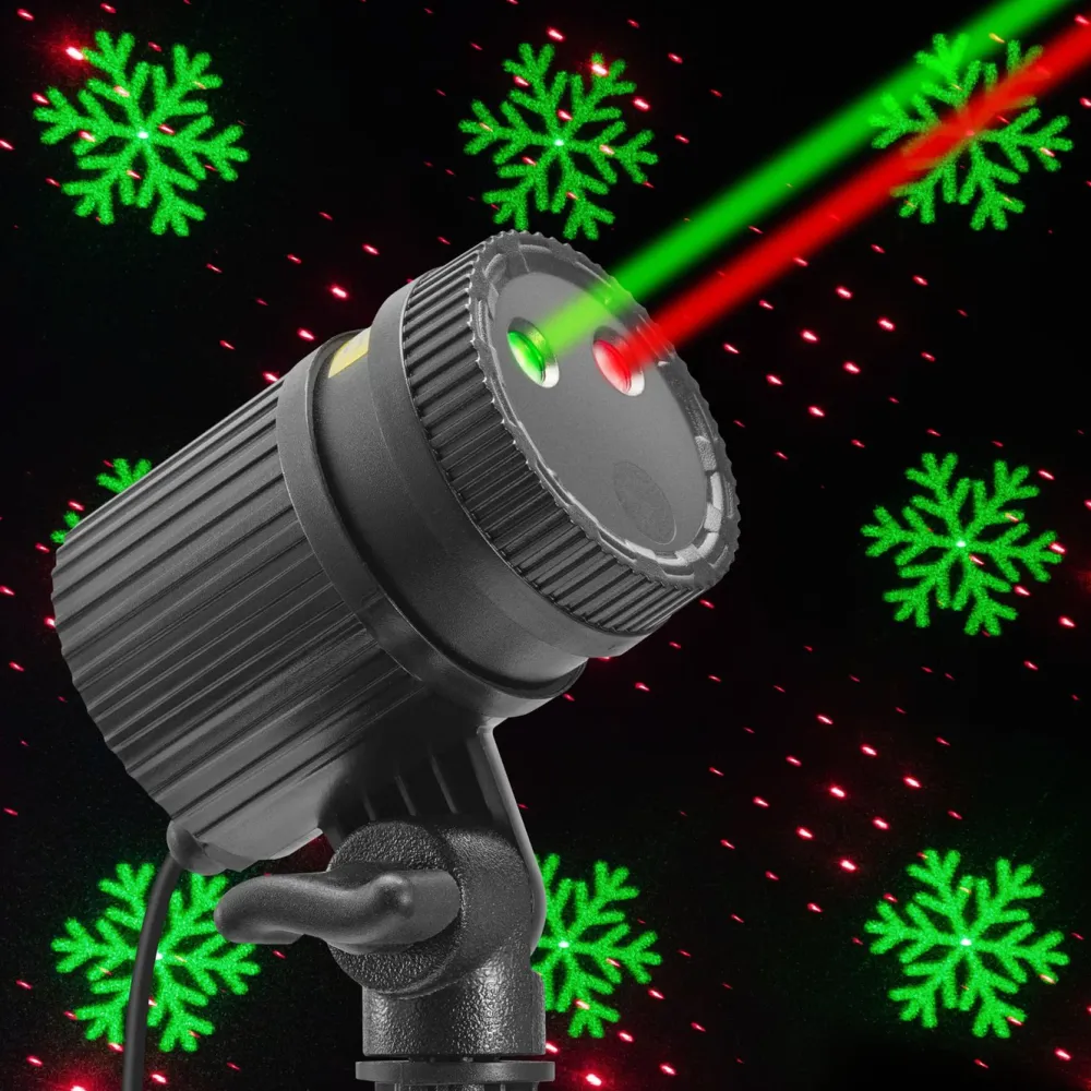 Luxorparts Julelys|Utendørs Belysning|Laserprojektor - Julemønster