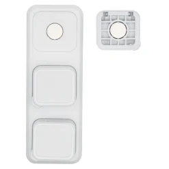 Luxorparts Kabelhåndtering|Elektrisk Installasjon|Magnetisk kabelklemme med base Hvit (6-pk.)