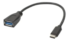 Luxorparts Kabler Og Adaptere|Usb|OTG-adapter USB-C til USB-A 0,2 m