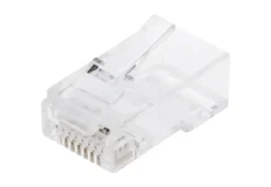 Luxorparts Mobilt Bredbånd Og Rutere|Nettverkskabler|RJ45-kontakt for rund Cat. 6 UTP-kabel, 20-pk.