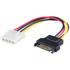 Luxorparts Kabler Til Datamaskin|Datamaskinkomponenter|SATA-strømadapter til Molex 4-pin
