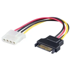 Luxorparts Kabler Til Datamaskin|Datamaskinkomponenter|SATA-strømadapter til Molex 4-pin