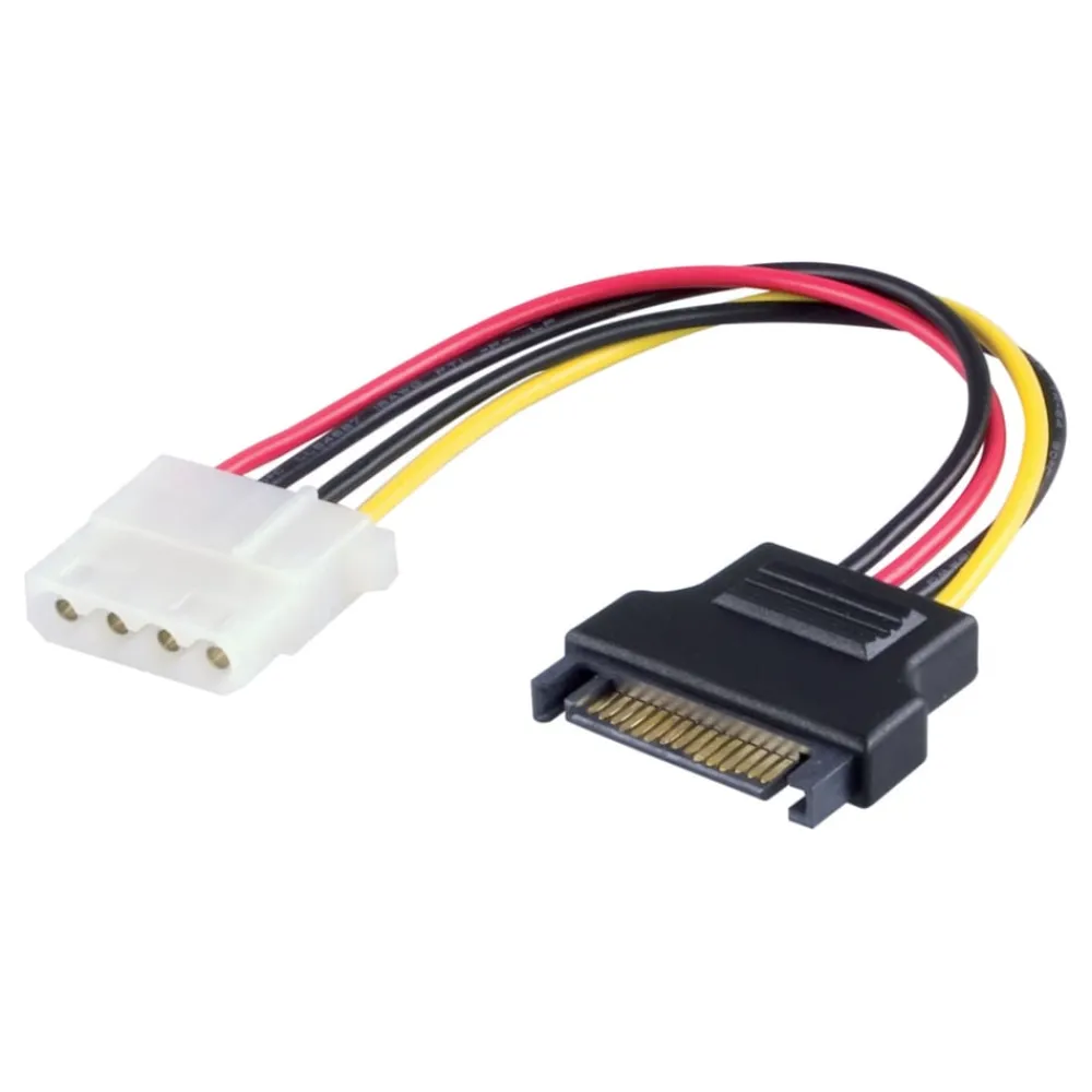Luxorparts Kabler Til Datamaskin|Datamaskinkomponenter|SATA-strømadapter til Molex 4-pin