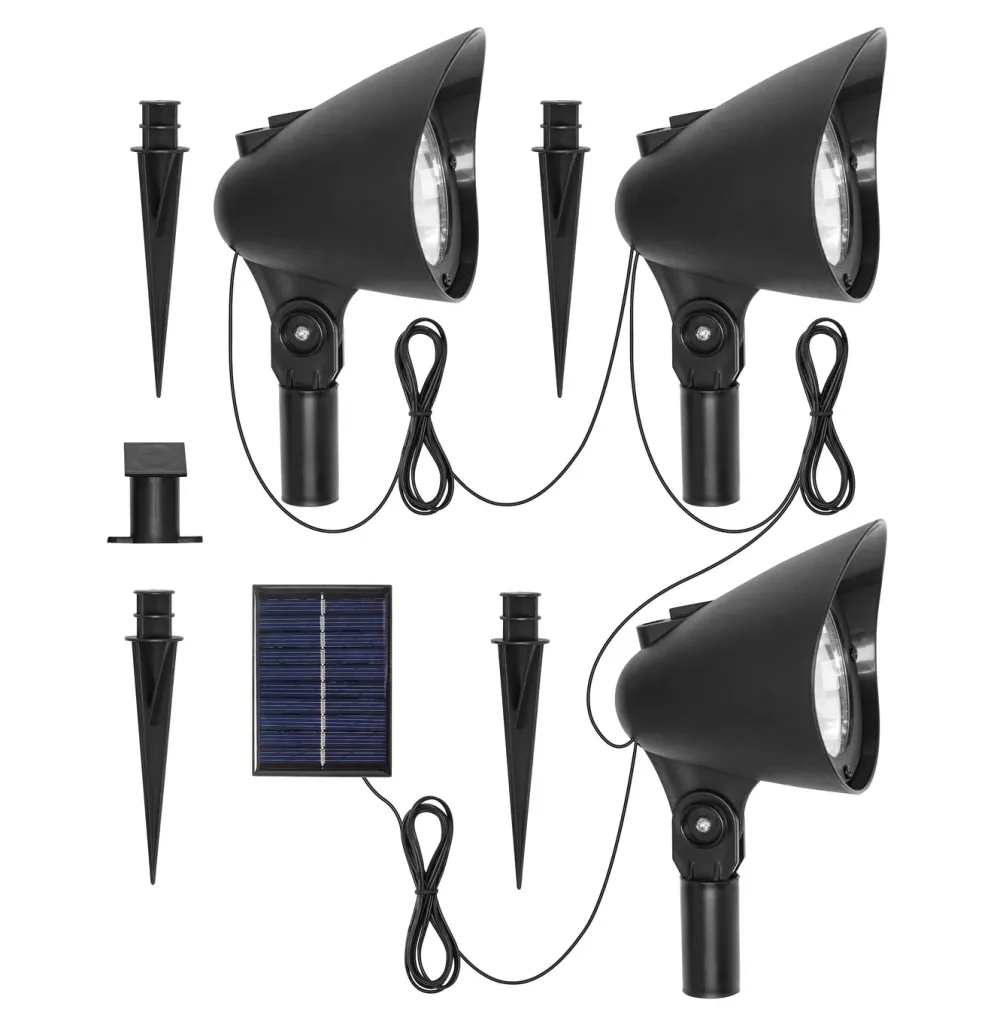 Luxorparts Utendørs Belysning|Solcelledrevet nattbelysning 3-pk.