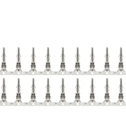 Luxorparts Svakstrøm|Sortimentboks med kontaktpar med hurtiglås 12-pk.