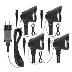 Luxorparts Utendørs Belysning|Spotlights LED 4-pk.