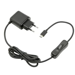 Luxorparts Raspberry Pi|Strømadapter for Raspberry Pi 4, 3 A med strømbryter