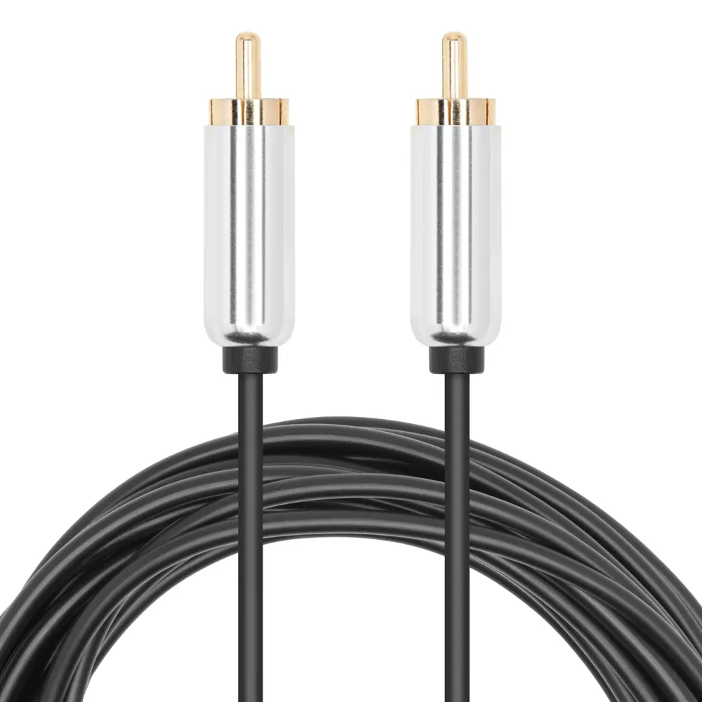 Luxorparts Lyd- & Videokabler|Kabler For Lyd|Subwoofer-kabel 5 m