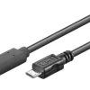 Luxorparts Kabler For Lyd|Kabler For Nettverk|Tilkoblingskabel USB-C til Micro-USB 1 m