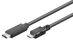 Luxorparts Kabler For Lyd|Kabler For Nettverk|Tilkoblingskabel USB-C til Micro-USB 1 m