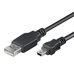 Luxorparts Usb-A & B-Kabler|Usb|USB-A- til Mini USB-kabel Svart 1,8 m