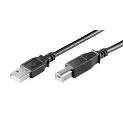 Luxorparts Usb-A & B-Kabler|Usb|USB-B-kabel Svart 1,8 m