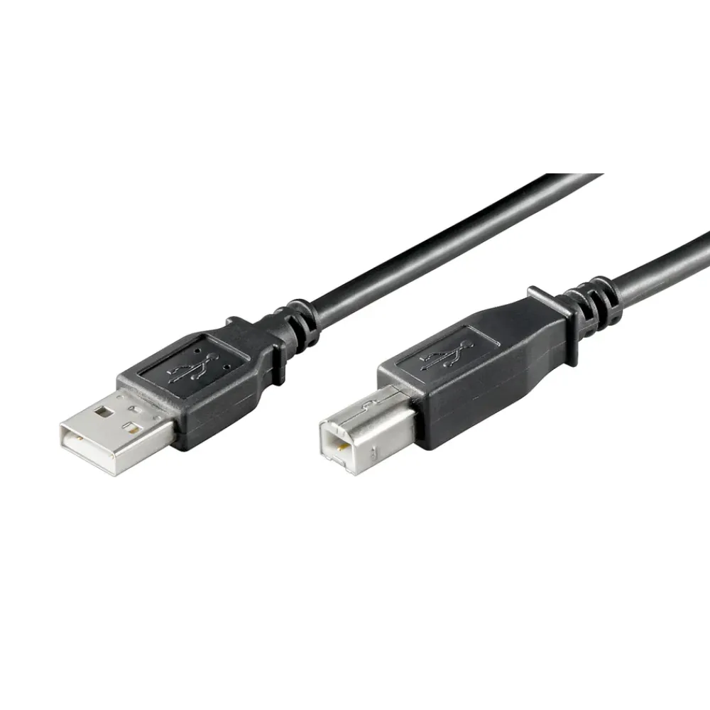 Luxorparts Usb-A & B-Kabler|Usb|USB-B-kabel Svart 1,8 m