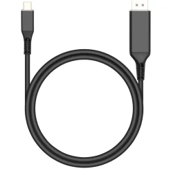 Luxorparts Kabler For Lyd|Kabler For Nettverk|USB-C-kabel til Displayport 1 m